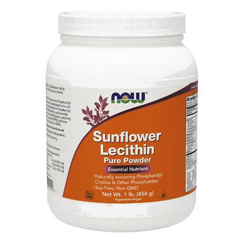 NOW Sunflower Lecithin Pure Powder 454 г в Сплав