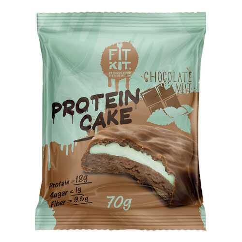 Fit Kit Protein Cake 70 г мини-набор из 3 шт Шоколад-мята в Сплав