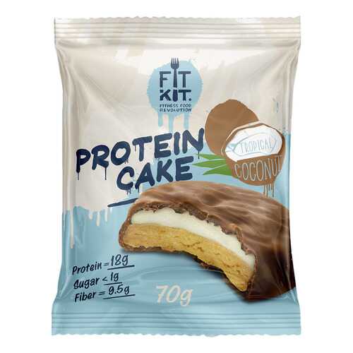 Fit Kit Protein Cake 70 г мини-набор из 3 шт Тропический кокос в Сплав