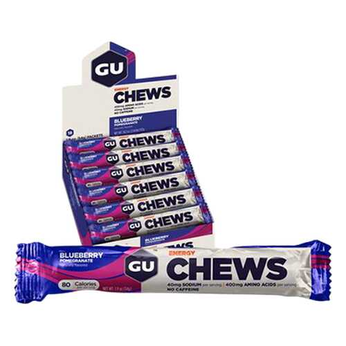 Конфеты GU Chews 6 г, 9 шт., черника/гранат в Сплав