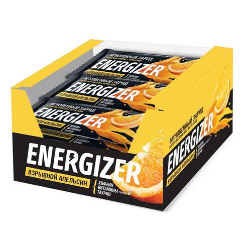 Леовит Батончик-мюсли Energizer 40 г, 18 шт, вкус: взрывной апельсин в Сплав