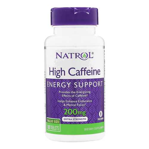 Энергетический напиток Natrol High Caffeine нет в Сплав