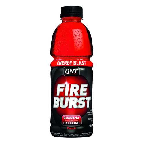 Энергетический напиток QNT Fire Burst 500 мл фруктовый пунш в Сплав
