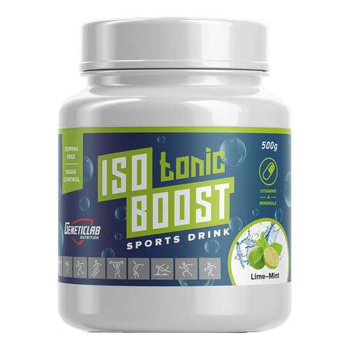 Изотонический напиток GeneticLab Nutrition Isotonic Boost 500 г лайм, мята в Сплав