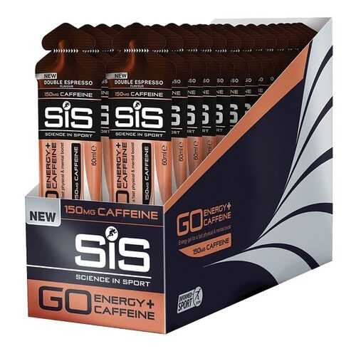 Science in Sport (SIS) Гель Go Energy+Caffeine 60 мл, 30 шт, вкус: двойной эспрессо в Сплав