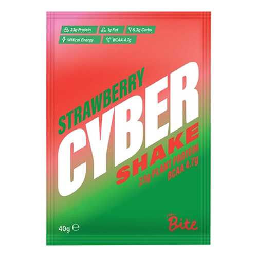 Шейк Cyber Клубника Bite 40 г в Сплав
