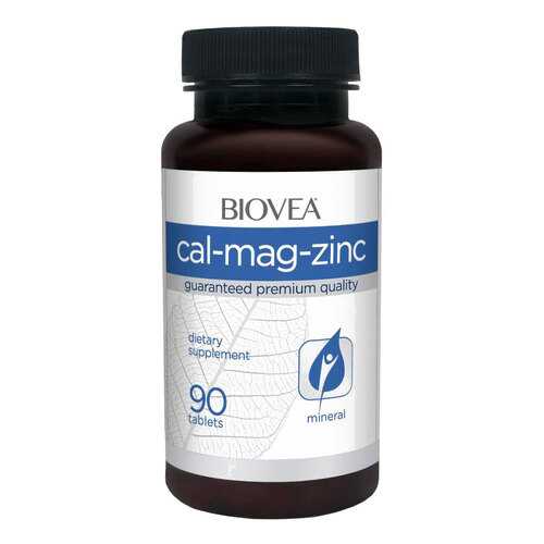 Кальций BIOVEA Cal-Mag-Zinc 90 таблеток в Сплав