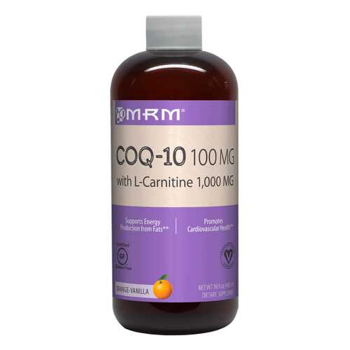 Коэнзим MRM CoQ10 with L-Carnitine 1000 480 мл в Сплав