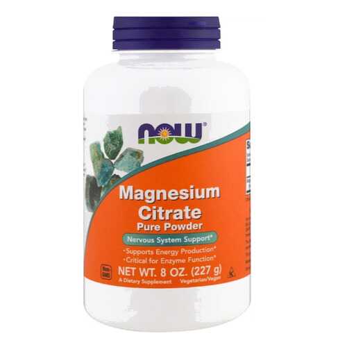 NOW Magnesium Citrate Pure Powder 227 г в Сплав