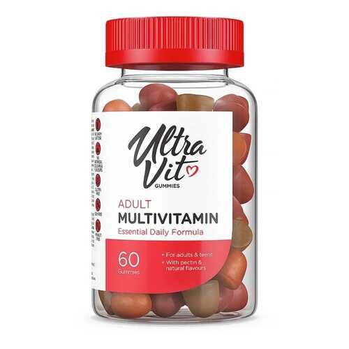 UltraVit Gummies Adult Multivitamin, 60 таб, вкус: апельсин-ваниль в Сплав