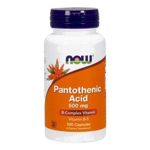 Витамин B5 NOW Sports Pantothenic Acid 100 капсул в Сплав