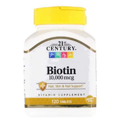 Витамин B7 21st Century Biotin 10000 mcg 120 таблеток в Сплав