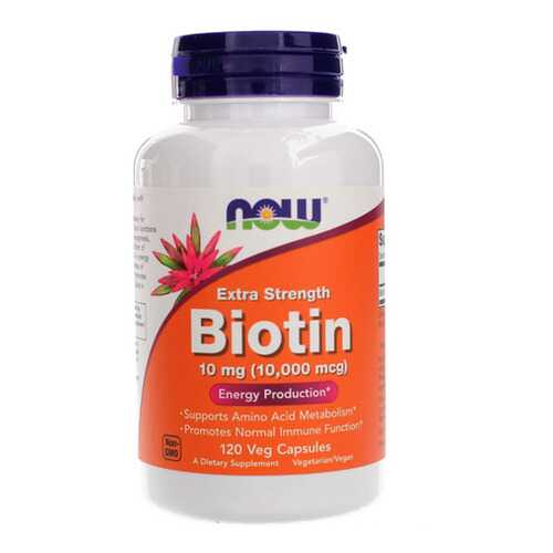 Витамин B7 NOW Sports Biotin 10000 120 капсул в Сплав