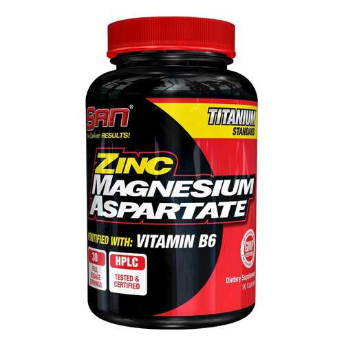 Витаминный комплекс SAN Zinc Magnesium Asparate 90 капсул в Сплав