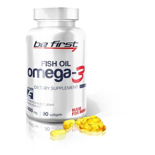 Omega-3 Be First Fish Oil + витамин E 90 гелевых капсул в Сплав