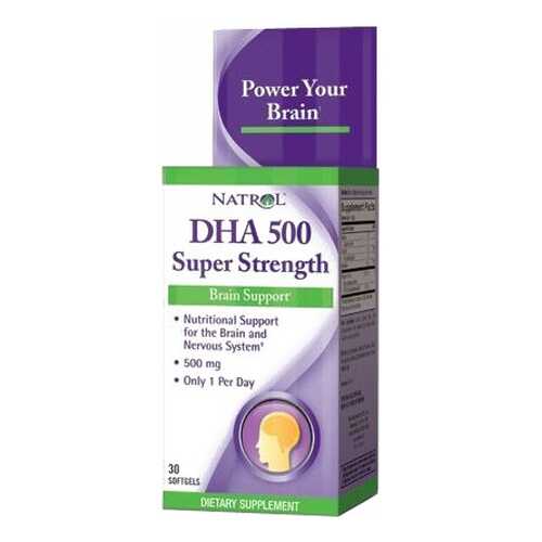 Omega 3 Natrol Dha 500 Super Strength 30 капс. в Сплав