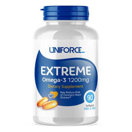 Uniforce Extreme Omega-3 1200 мг, 90 капс, вкус: нейтральный в Сплав