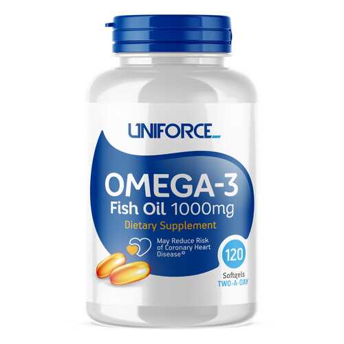 Uniforce Omega-3 1000 мг, 120 капс, вкус: нейтральный в Сплав