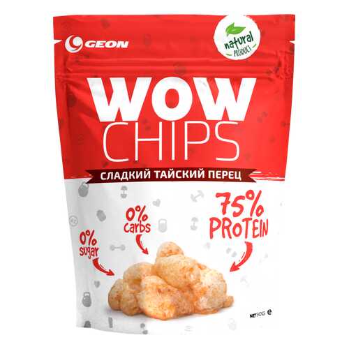 Чипсы Geon Wow Chips 30 г сладкий тайский перец в Сплав