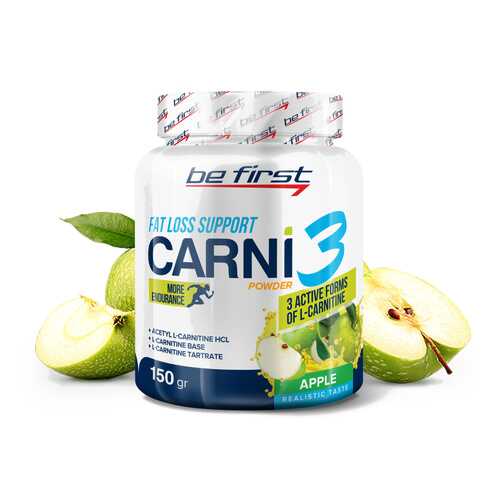 Карнитин Be First Carni 3 Powder Яблоко 150г в Сплав