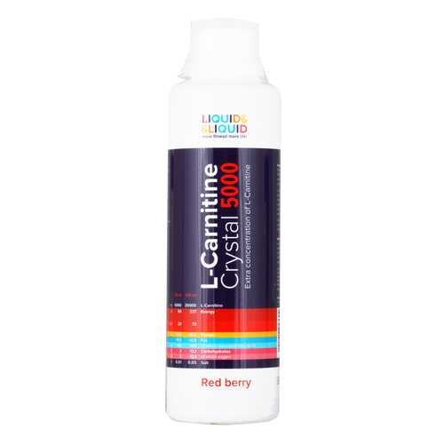 Liquid&Liquid L-Carnitine Crystal 5000, 500 мл, Red berry в Сплав