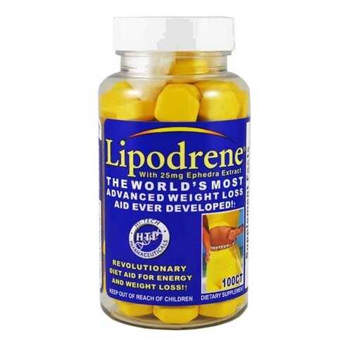 Жиросжигатель Hi-Tech Pharmaceuticals Lipodrene 25 Ephedra, 100 таблеток в Сплав