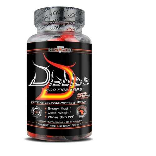 Жиросжигатель Innovative Labs Diablos Eca Fire, 90 капсул в Сплав