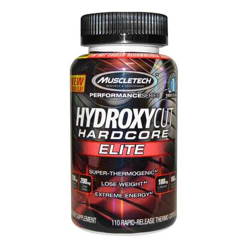 Жиросжигатель MuscleTech Hydroxycut Hardcore Elite, 110 капсул в Сплав