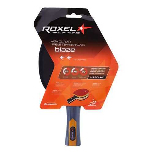 Ракетка для настольного тенниса Roxel Blaze 2*, Тренировочный Blaze в Сплав