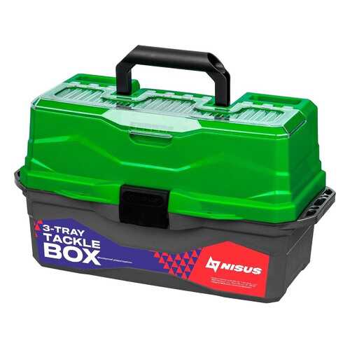 Ящик для снастей NISUS Tackle Box, трехполочный в Сплав