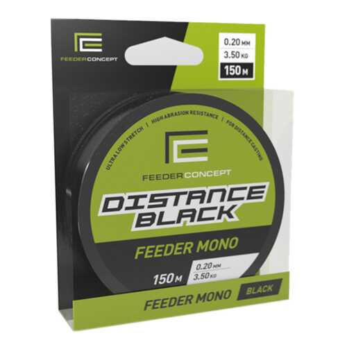 Леска монофильная Feeder Concept Distance Black 0,3 мм, 150 м, 6,68 кг в Сплав