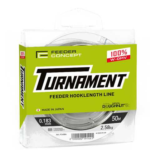 Леска монофильная Feeder Concept Turnament 0,18 мм, 50 м, 2,58 кг в Сплав