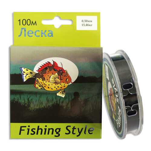 Леска монофильная Fishing Style RL2911 0,5 мм, 100 м, 15,46 кг в Сплав