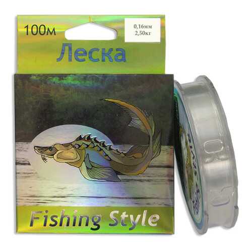 Леска монофильная Fishing Style RL2925 0,16 мм, 100 м, 2,5 кг в Сплав