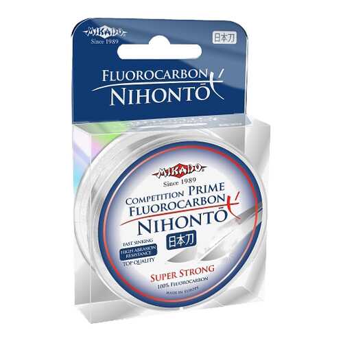 Леска монофильная Mikado Nihonto Fluorocarbon Prime 0,45 мм, 30 м, 12,22 кг в Сплав