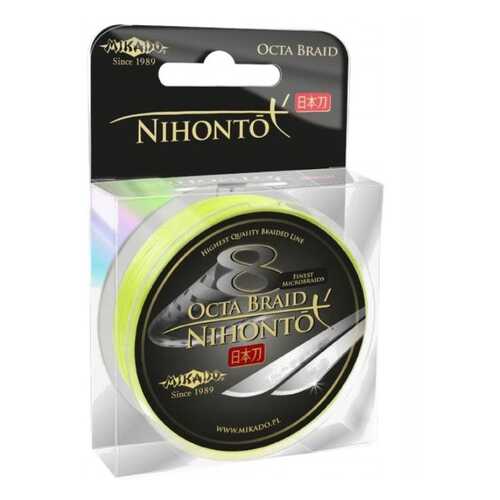 Леска плетеная Mikado Nihonto Octa 0,16 мм, 150 м, 12,9 кг fluo в Сплав