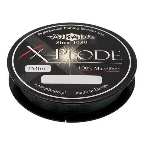 Леска плетеная Mikado X-Plode 0,06 мм, 150 м, 4,4 кг black в Сплав