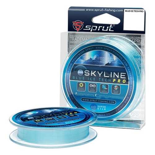 Леска SKYLINE Fluorocarbon Composition Evo Tech PRO Blue 100 м в Сплав