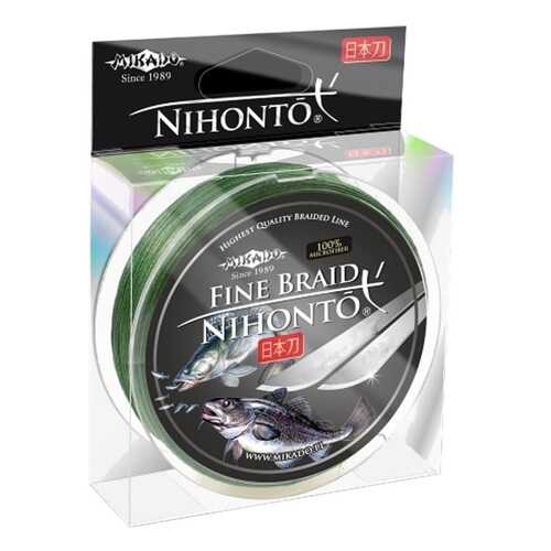 Шнур плетёный Mikado Nihonto Green 0,12 мм/150 м в Сплав