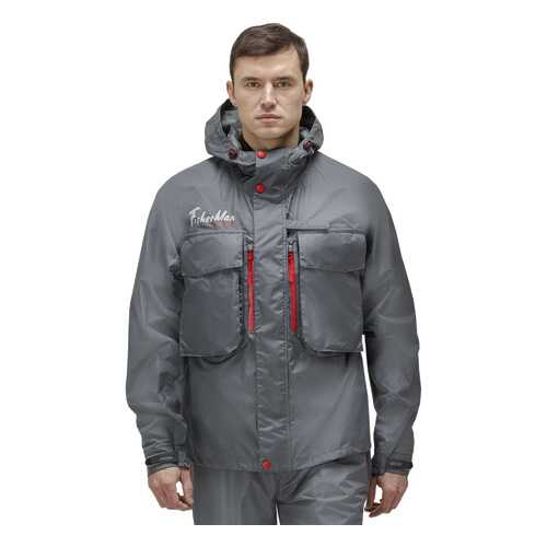 Куртка для рыбалки Nova Tour Fisherman Риф V2, темно-серая, M INT, 176 см в Сплав