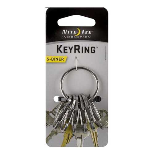 Набор карабинов Nite Ize S-Biner KeyRing Steel Stainless KRGS-11-R3 в Сплав