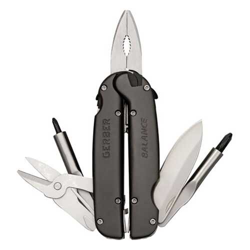 Мультитул Gerber Balance 31-001250 серый, 10 функций в Сплав