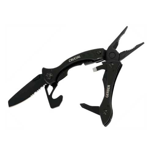 Мультитул Gerber Crucial 31-001518 черный, 7 функций в Сплав