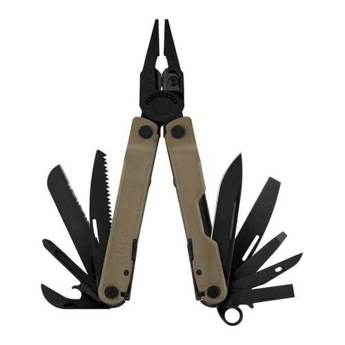 Мультитул Leatherman Rebar Coyote 832406 127 мм серебристый, 17 функций в Сплав