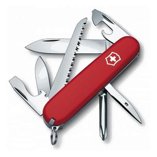 Мультитул Victorinox Hiker 1.4613 91 мм красный, 13 функций в Сплав