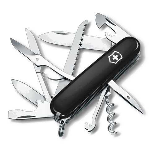 Мультитул Victorinox Huntsman 1.3713.3 91 мм черный, 15 функций в Сплав