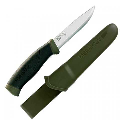 Нож Morakniv Companion MG (C), углеродная сталь, цвет хаки в Сплав
