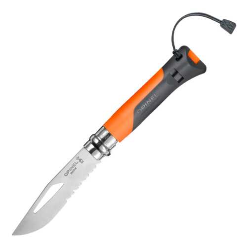 Туристический нож Opinel 001577 №8 Specialist Outdoor Tangerine в Сплав