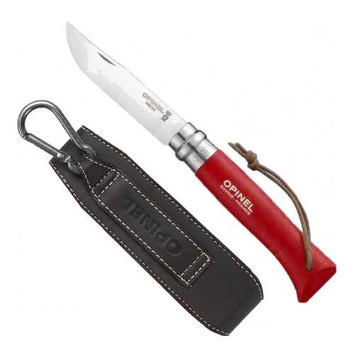 Туристический нож Opinel 001890 №8 Tradition Bushwhacker Red + Sheath в Сплав