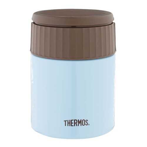 Термос Thermos JBQ-400-AQ, голубой/коричневый, 0,4 л в Сплав